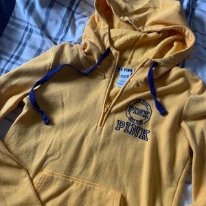 Size Small VS Pink yellow/purple hoodie